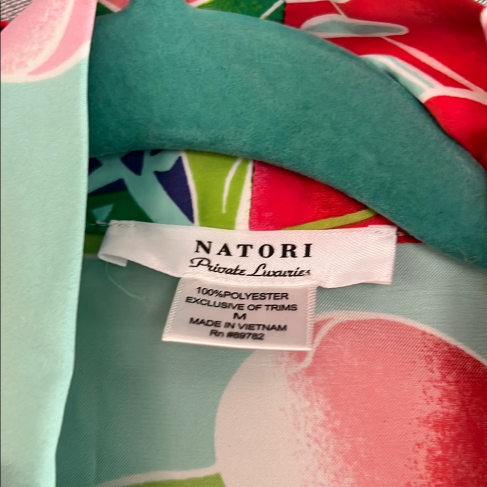 Natori Multicolor Floral Robe - Picture 2 of 6
